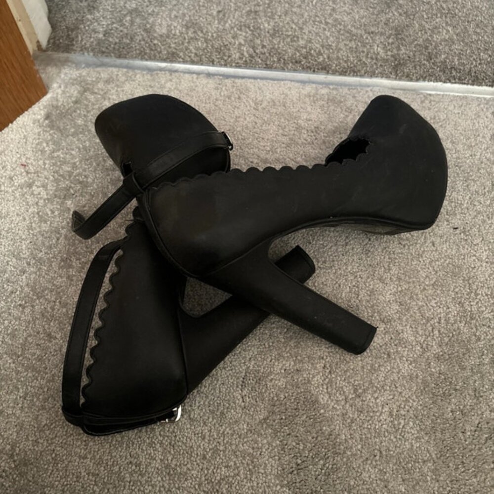 Black high heels